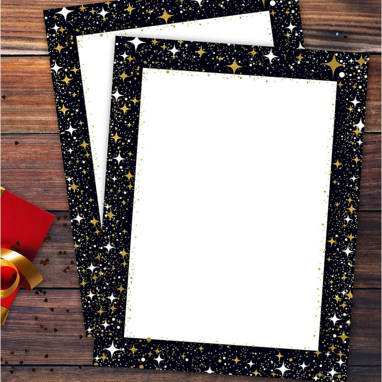 Metallic Cardboard Sheets in Gold Foil for Arts & Crafts Supplies (Letter  Size, 50-Pack)