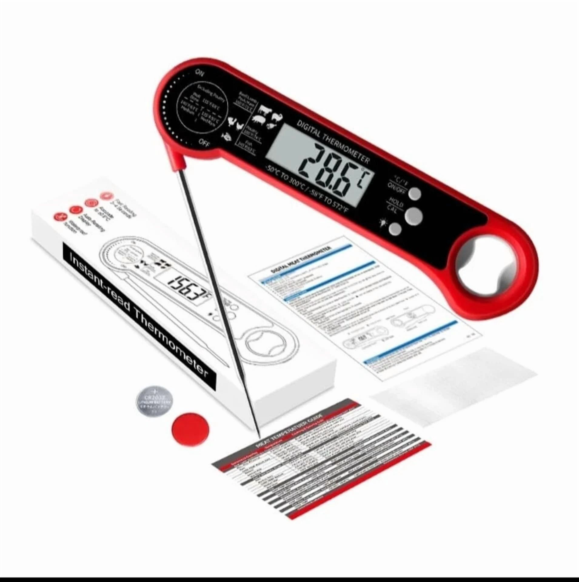 CIRCLE- Instant Read Digital Meat Thermometer Fast For Kitchen Food Cooking Bbq Grilling