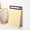 Beige, variant on Detachable Riding Stitch Kraft Paper Notebook, Thick Blank Tearable Portable Message Memo Pad with Metal Clip for Meeting Notes & Daily Shopping Lists
