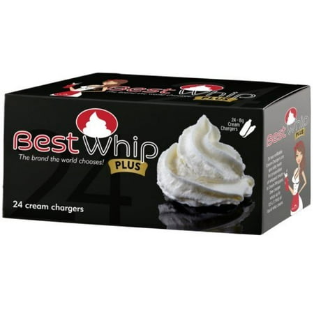 Best Whip PLUS 120 (5x24) N2O 8g size whip cream charger - 5 boxes of 24