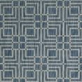 thumbnail image 4 of SAFAVIEH Courtyard Neville Geometric Tiles Indoor/Outdoor Runner, 2'3" x 8', Navy/Grey, 4 of 5