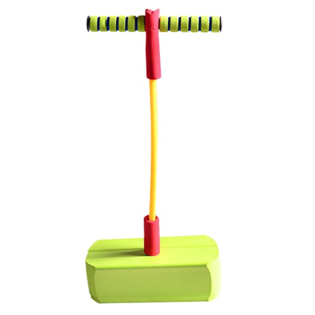 Elastic Foam Pogo Creative Stilt Fitness Tool Toy Green
