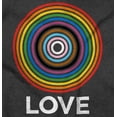 thumbnail image 2 of Love Progress Gay Pride Flag Spiral Sweatshirt for Men or Women Brisco Brands 3X, 2 of 6