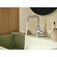 thumbnail image 2 of Moen Zyla Spot Resist Nickel High Arc Single Handle Bathroom Faucet, 2 of 6