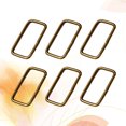 thumbnail image 6 of MLINS 100pcs Metal Buckle Ring Zinc Alloy Strap Keeper for Shoes Belts Bags Strap (Bronze), 6 of 8