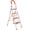 4 Step (Wide Step), variant on Step Ladder 5 Step Lightweight Folding Step Ladder Aluminum Step Stool with Widened Anti-Slip Strip Pedal Convenient Handgrip 350lbs EN131, Multi-use for Household and Office