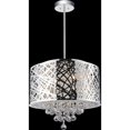 thumbnail image 1 of Candelabro CWI Lighting Eternity de 6 luces con acabado cromado, 1 of 3