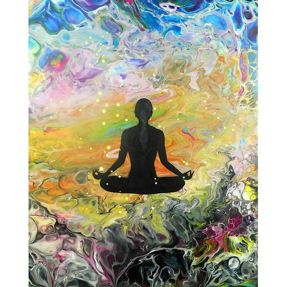 Meditation Bliss - CANVAS OR PRINT WALL ART
