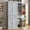Grey-6 door, variant on ChVans 71" Tall Kitchen Pantry with 6 Doors, Storage Cabinet with 2 Large Drawer 6 Hanging Shelves, Freestanding Cupboard for Dining Room Living Room