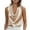 Champagne, variant on Women's Fashionable Sleeveless Hanging Collar Shirt Style Casual Vest Top for Office and Smart Casual Wear,White,XL