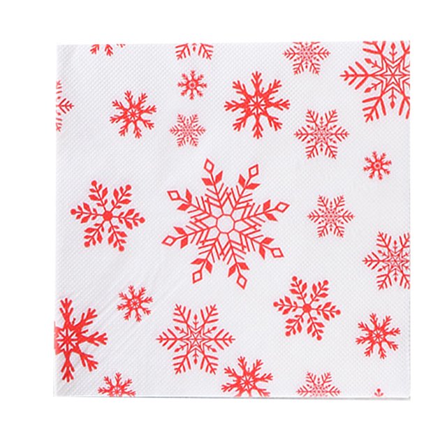Christmas Party Supplies Christmas Paper Napkins Disposable Patterns Napkins Festive Decorative Suitable for Christmas Table And Birthdays Party Supplies 1 Pack 20 Sheets Christmas Napkins Paper