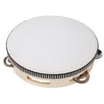 thumbnail image 3 of Lishi Double Rangée 8in Tambourin - Instrument de Percussion Parfait pour la Performance de Partie, 3 of 20