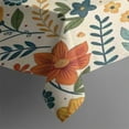 thumbnail image 3 of Pioneer Flower Rectangle Tablecloth 60"x84",Waterproof Polyester Rectangle Table Cloth, Wipeable Spillproof Polyester Tablecloth for Dining, Camping, Indoor and Outdoor, 3 of 5