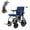 Blue, variant on Culver Mobility -KANO- (only 35lbs) Foldable Electric Wheelchair, Travel Size, User-Friendly - Red