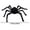 C, variant on Vikakiooze Halloween Simulation Skull Big Spider 125cm Plush Spider Ornament Halloween decorations sales