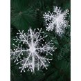 thumbnail image 3 of Copo Nieve Invierno 6 Piezas Creativo para Navidad Nuevo Blanco, 3 of 9