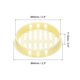 thumbnail image 2 of Uxcell 20Pcs 60mm/2.4in Air Vents Round Soffit Vents, Cubierta de ventilación amarilla para baño, 2 of 5