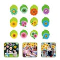thumbnail image 3 of 1 Set Spiral Flower Pendants Set Decorative Pendants Mother's Day Party Props, 3 of 7