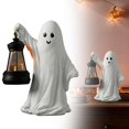 thumbnail image 2 of CoreLiving Halloween Ghost Decor Cute Ghost Figurine Spooky Tabletop Statue Ornament for Halloween Desk Decor Tiered Tray Shelf Office Home Decor Accent, 2 of 10