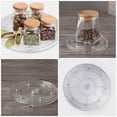 thumbnail image 6 of Qumonin 2pcs Mini Acrylic Turntable Small Cake Decorating Turntable 360-degree Rotating Spice Holder, 6 of 6