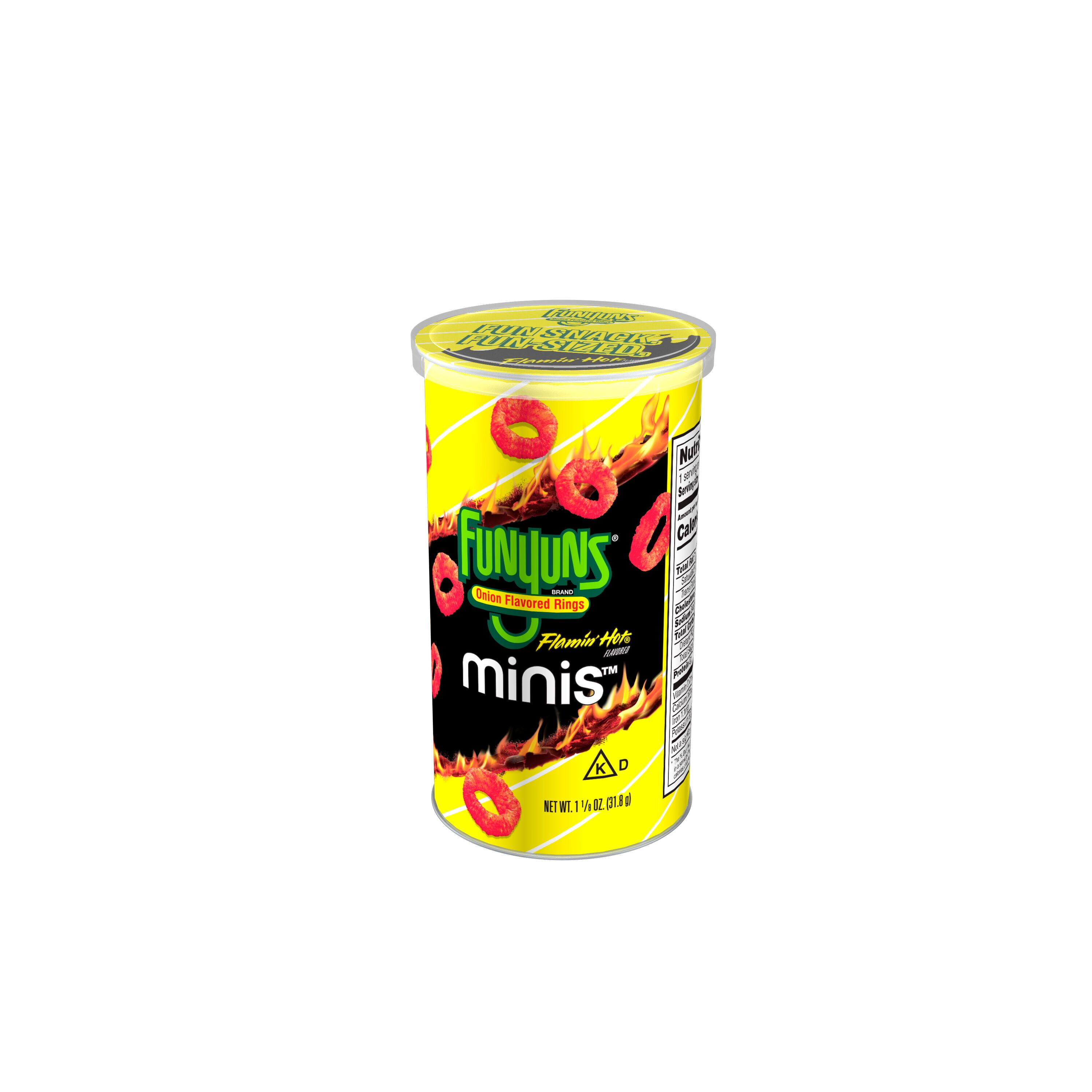Funyuns Minis Onion Flamin' Hot Flavored Flavored Rings, 1.125 oz