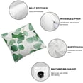 thumbnail image 4 of Acheng Eucalyptus Ginkgo Biloba Pillow Covers Set of 2,Modern Sofa Throw Pillow Cover,Pillow Cases Cozy Soft Decorative Couch Cushion for Chair Sofa Bedroom Living Room Home Ideal Decor White, 4 of 6