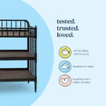 thumbnail image 5 of DaVinci Jenny Lind Changing Table in Ebony Finish, 5 of 8