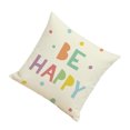 thumbnail image 1 of para Almohada Cubierta de Colchón Ropa de Cintura Patrón de Personalidad Letras Inglesas Zulema Funda de almohada, 1 of 6