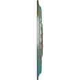 thumbnail image 4 of 38 3/8"OD x 2 7/8"P Oslo Ceiling Medallion (Fits Canopies up to 7 5/8"), Hand-Painted Copper Green Patina, 4 of 6