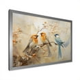 thumbnail image 2 of Designart "Simplistic Floral Birds Of Paradise VIII" Birds Of Paradise Picture Framed Wall Art Living Room, 2 of 5