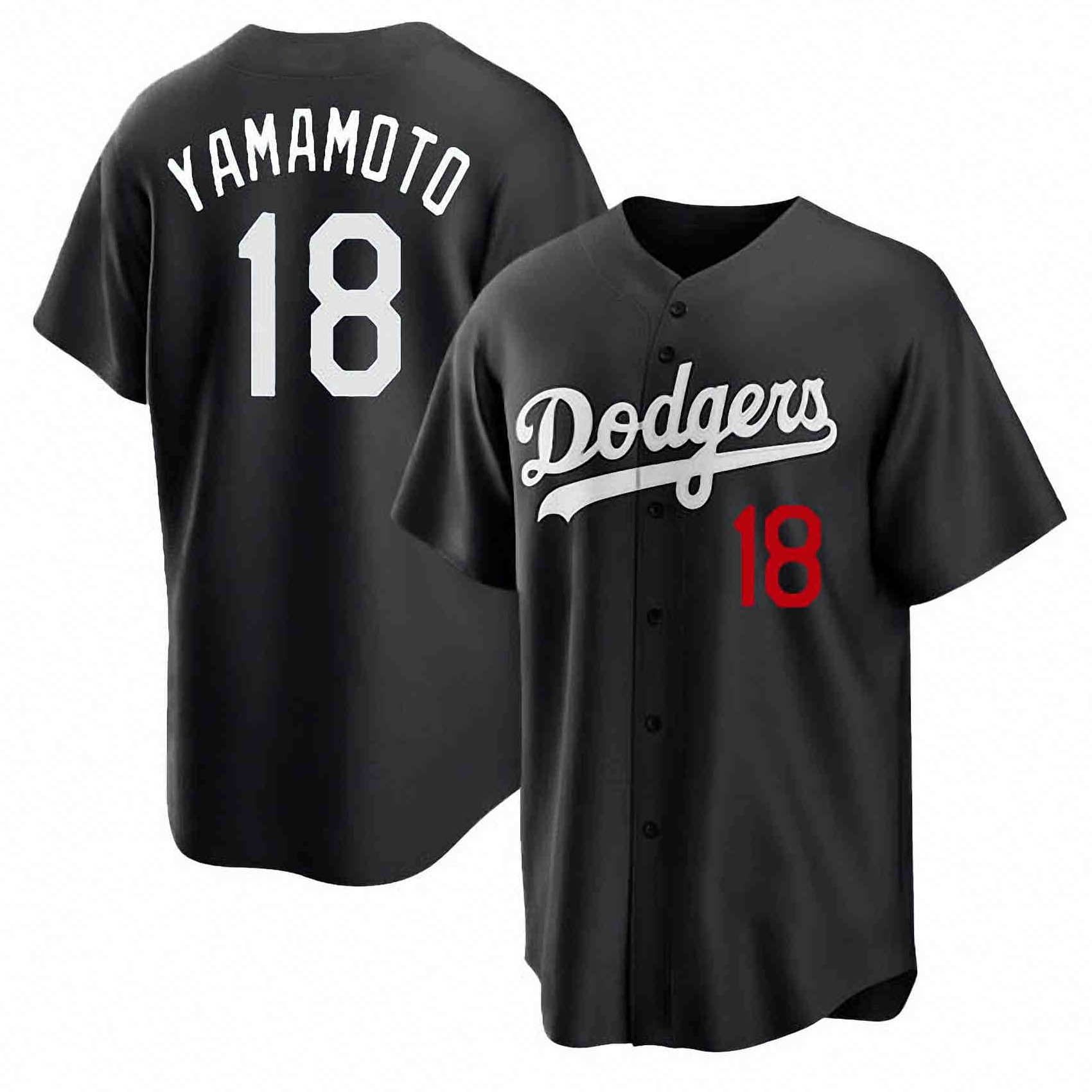 Men's Los Angeles Dodgers Yoshinobu Yamamoto Jersey 18# Adult