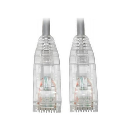 Tripp Lite 1ft Cat6 RJ-45 M/M UTP Snagless Patch Cable Gray N201S01GY