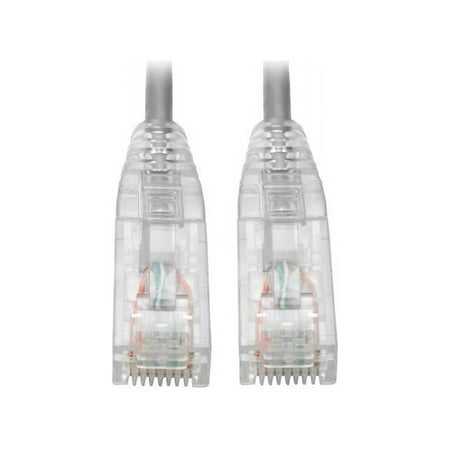 UPC: 0037332224941 | Tripp Lite Cat6 Gigabit Patch Cable Snagless UTP RJ45 Molded Slim Gray 1ft (N201-S01-GY)