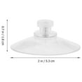 thumbnail image 3 of 10pcs Suction Cup Suction Pads Clear PVC Screw Nut Suction Cups for Glass Wall Door Window, 3 of 9