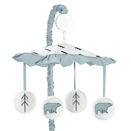 UPC: 0846480052692 | Musical Baby Crib Mobile for Bear Mountain Watercolor Collection by Sweet Jojo Designs