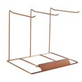 thumbnail image 4 of Soporte de Joyería, Expositor de Pendientes, Estante de Almacenamiento de Joyería de Hierro, Soporte de Almacenamiento de Joyería para Colgantes, Joya 3FilaOro 26x19x22cm, 4 of 9