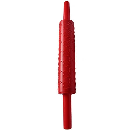 

Rolling Pin Heart Flower Pattern Baking Embossing