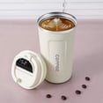 thumbnail image 1 of Taza térmica de café de estilo europeo, taza portátil de mano, taza pequeña de acero inoxidable 304 para parejas, taza de regalo para automóvil, 1 of 1