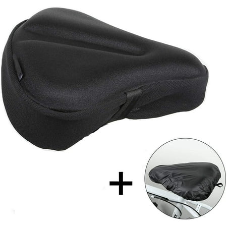 Gel Bike Seat Cover Extra Large Soft Wide Bicycle Cushion With Waterproof For Saddle Comfortable Fits Cruiser And Stationary Bikes Indoor Cycling Spinning Canada - Extra Large Gel Exercise Bike Seat Cushion Cover Gel Bike Seat Cover Extra Large Soft Wide Bicycle Cushion With Waterproof For Saddle Comfortable Fits Cruiser And Stationary Bikes Indoor Cycling Spinning Canada - Extra Large Gel Exercise Bike Seat Cushion Cover