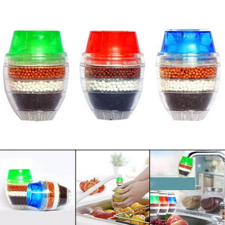 

VeliToy Household Activated Carbon Water Filter Mini Kitchen Faucet Water Purifier Filtration Terminal