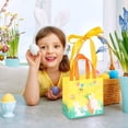 thumbnail image 3 of 1Pack Happy Easter Gift Bags, Easter Non-woven Bags with Handle for Kids, Reusable Goodie Bags, Rabbit Bunny Treat Bags, Party Supplies., 3 of 7
