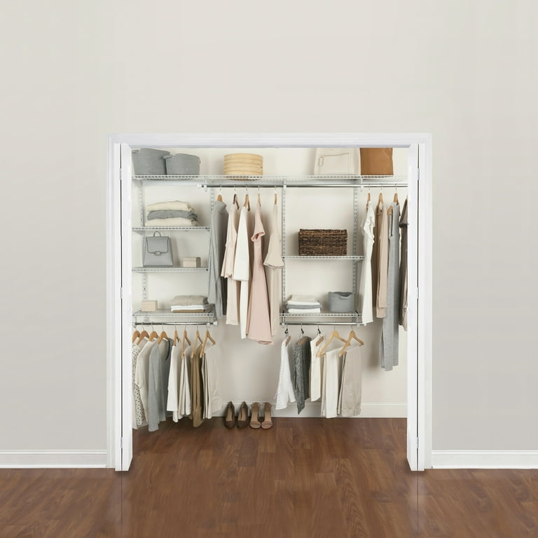 Rubbermaid Configurations 4 to 8 Ft Custom Closet Organizer Kit