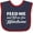 Navy and Red, variant on Inktastic Feed Me and Tell Me I'm Handsome Boys Baby Bib