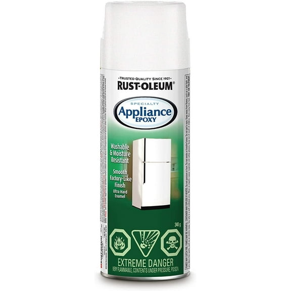 Rust-Oleum Specialty Appliance Spray Paint, 340g, Gloss White N7881830