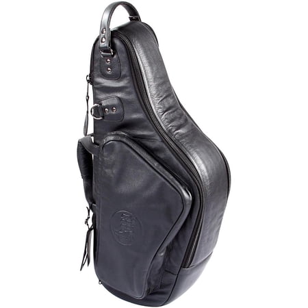 Gard Mid-Suspension EM Wide Neck Pocket Alto Saxophone Gig Bag 111-MLK Black Ultra Leather