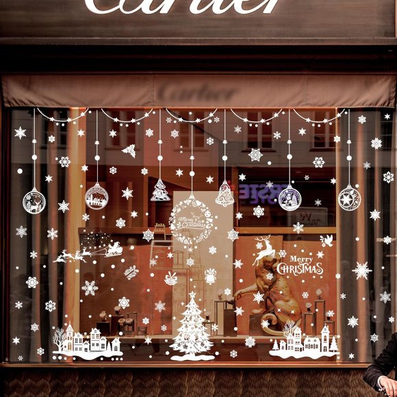 2024 002 PVC Sheet 20x30cm x 9 Sheets Christmas Decals