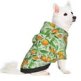 thumbnail image 2 of Fotbe Tangerine Sudadera con Estampado para Perros Pequeños – Suéter con Capucha para Mascotas, Tela Suave de Forro Polar con Bolsillo-Medium, 2 of 7