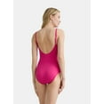 thumbnail image 4 of Time and Tru Women's and Women's Plus V Wire One Piece Swimsuit, Sizes XS-3X, 4 of 4