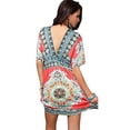 thumbnail image 2 of Womens Fashion V Neck Beach Wear Summer Swimsuit Cover Ups Bikini Dresses, 2 of 3
