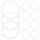 thumbnail image 1 of WORGEOUS 20 piezas Mason Jars anillos de silicona, tarro de almacenamiento reutilizable, anillos de sellado, tapas de tarro, reemplazos de juntas de silicona, 1 of 5